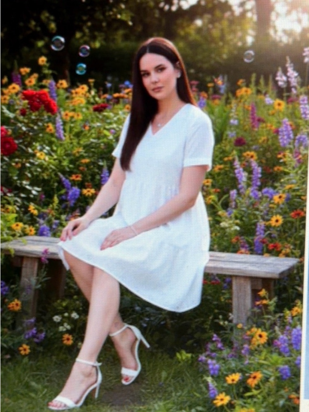 Barn Swallow Women’s White Embroidery Eyelet Summer Dress Sz 8 NWT